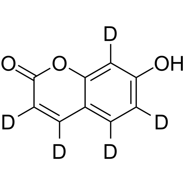 Umbelliferone-d5 (7-Hydroxycoumarin-d5; Hydrangin-d5; NSC 19790-d5) 1215373-23-1